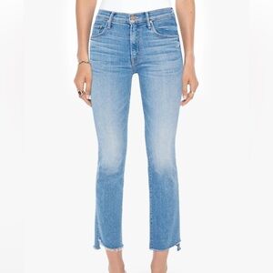 Mother Insider Crop Step Fray